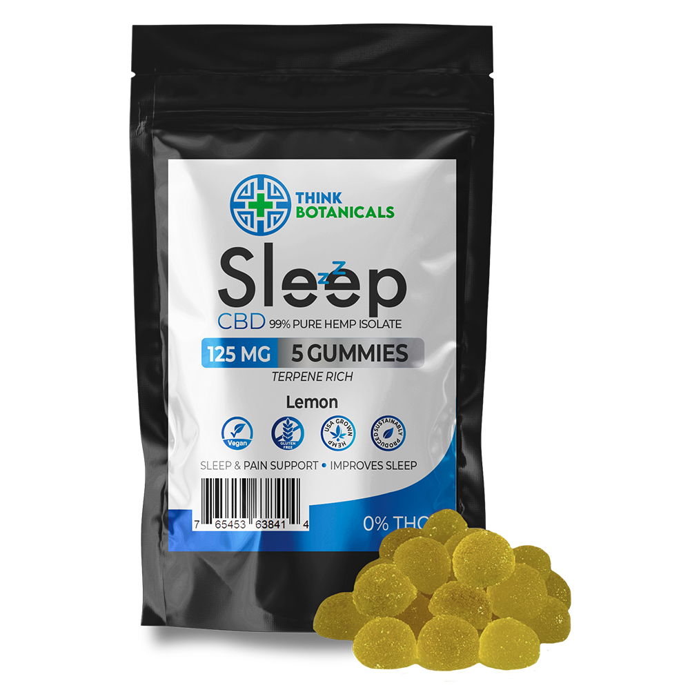 Think Botanicals CBD Gummies / Lemon(sleep)